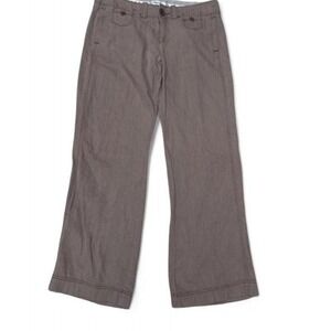 American Eagle Size 14 Low Rise Wide Leg Flare Pants Office Siren Brown